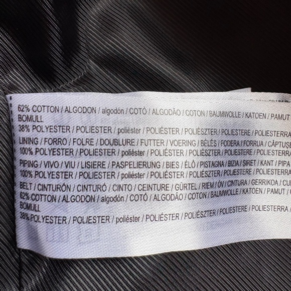 NWT MNG Water Repellent Oversized Double Breasted Trench Coat Womens XXS Black - Picture 10 of 14